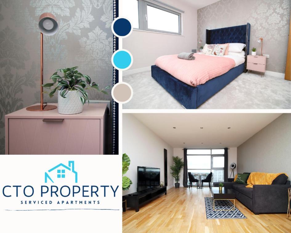 The View - Long Stay Offer - Modern Central Apartment And Parking By Cto Serviced Apartments Cardiff Extérieur photo